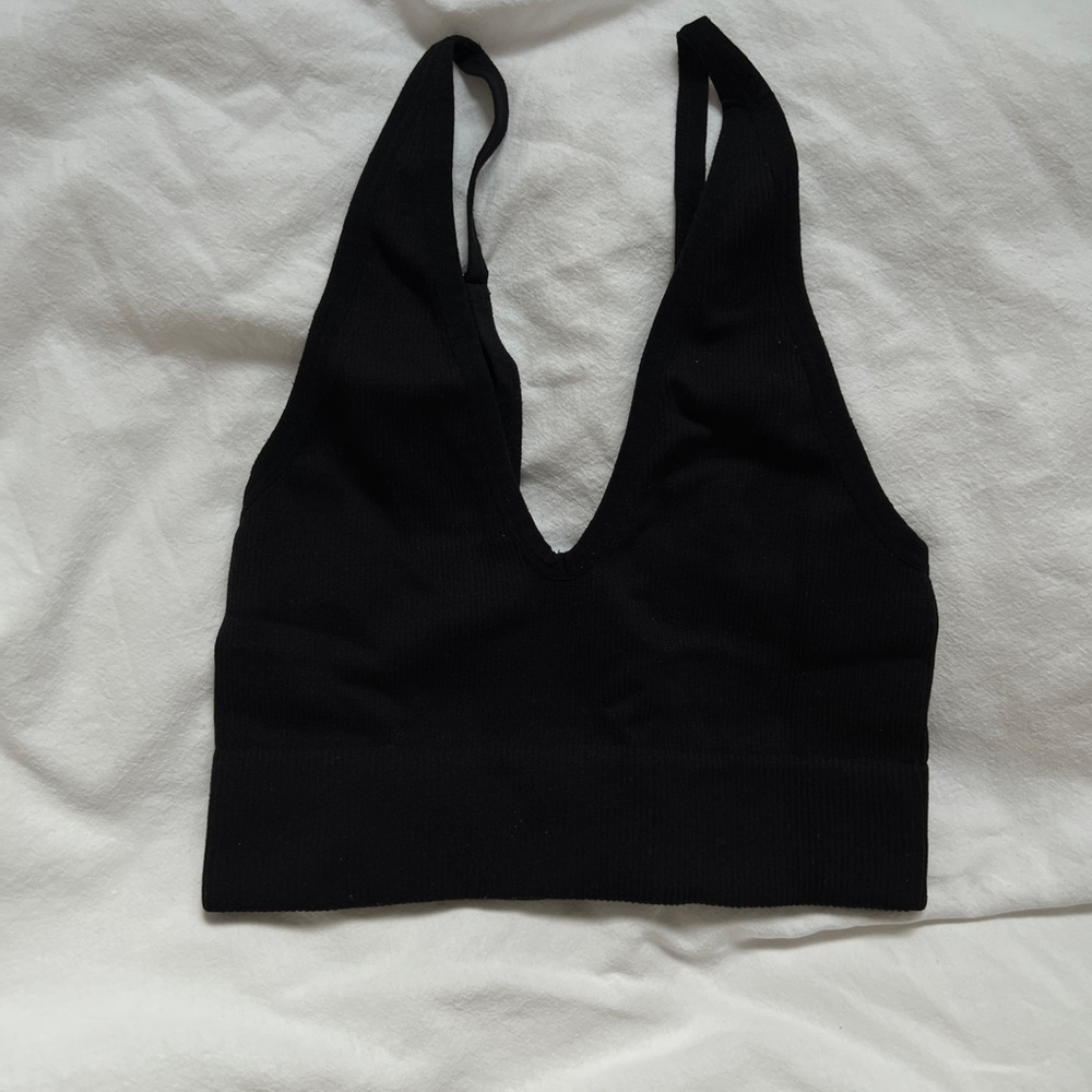 Garage Summer Seamless Deep Plunge Top